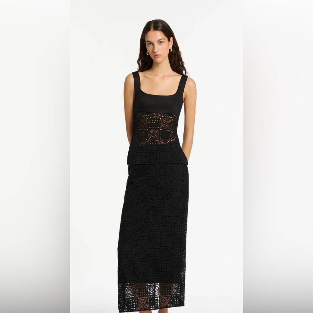 SIR Crochet Maxi Skirt